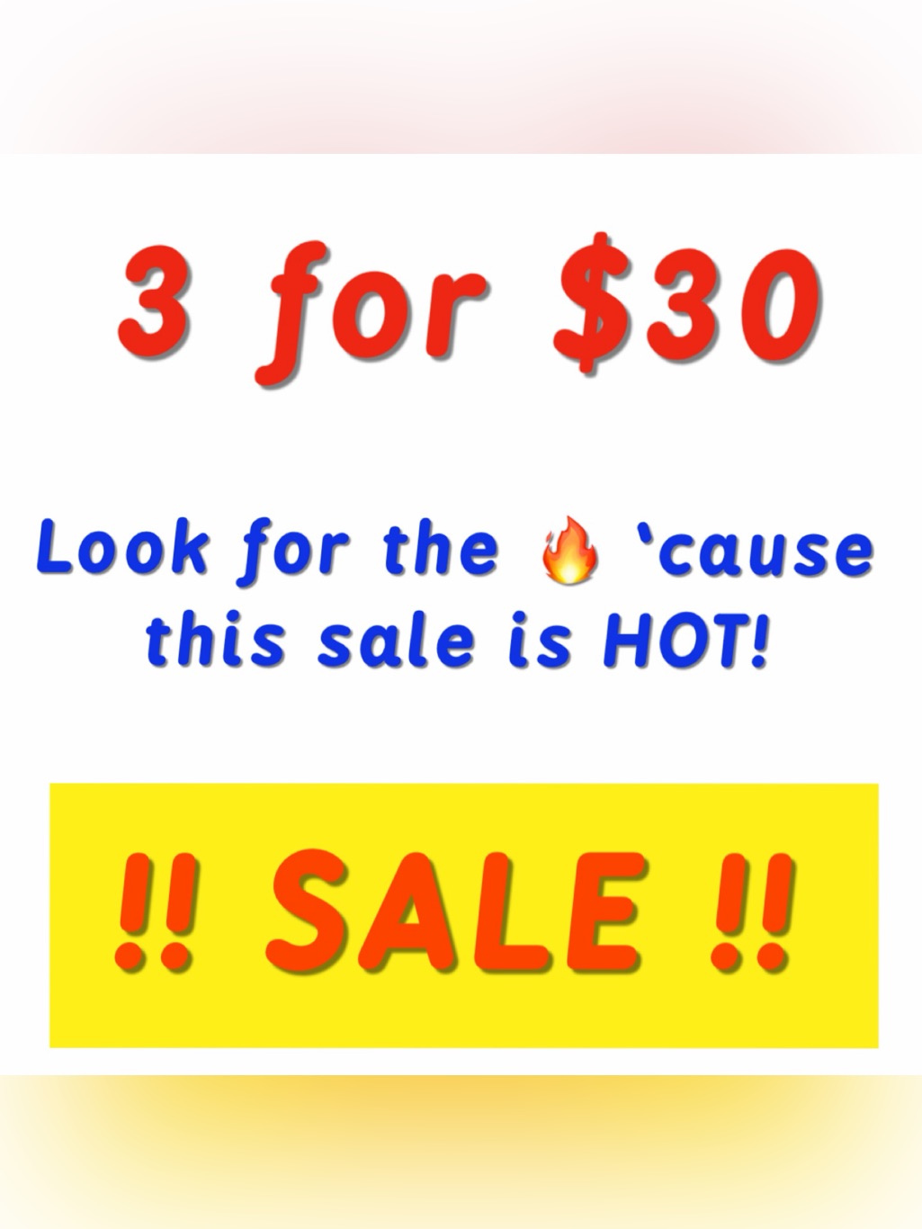 Sale Sale Sale